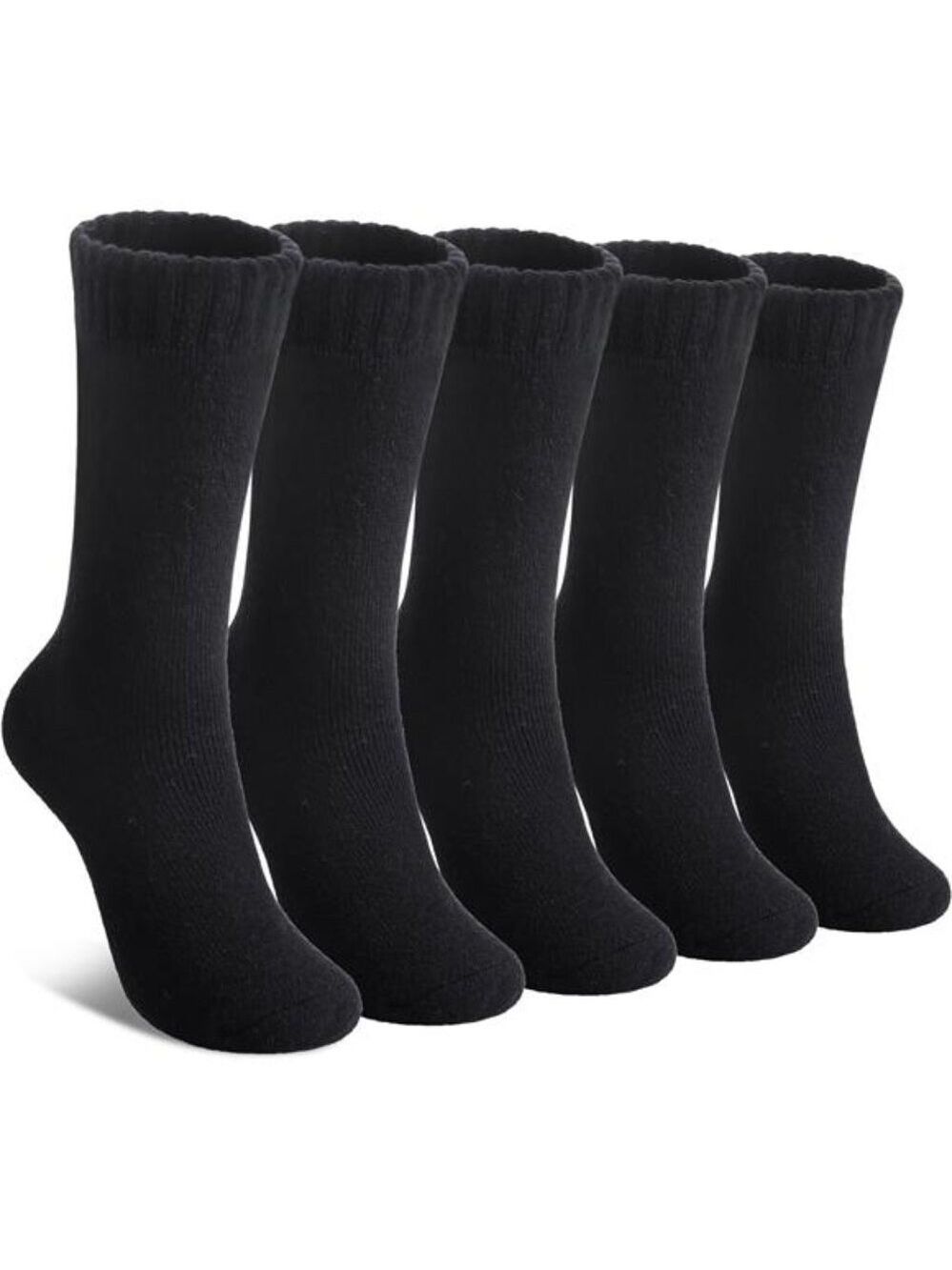 Women Wool Socks Winter Warm Thick Hiking Boot Crew Cozy Gift 5 Pairs